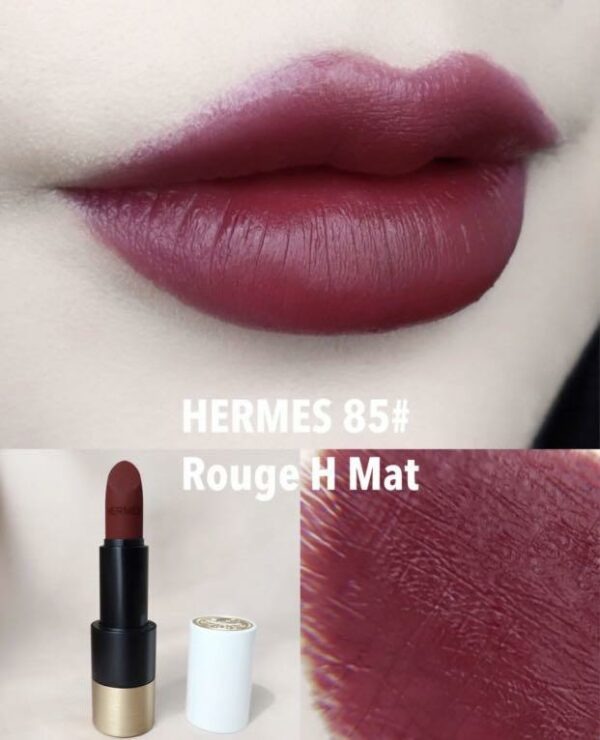 Hermès Rouge À Lèvres Lipstick Sample Set – Matte & Satin, 4 Shades (85, 33, 64, 21)
